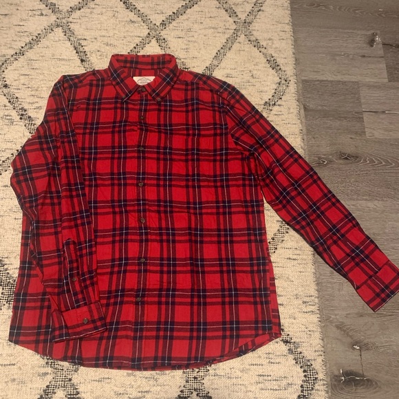 Men’s long sleeve button up flannel shirt bundle - Picture 4 of 9